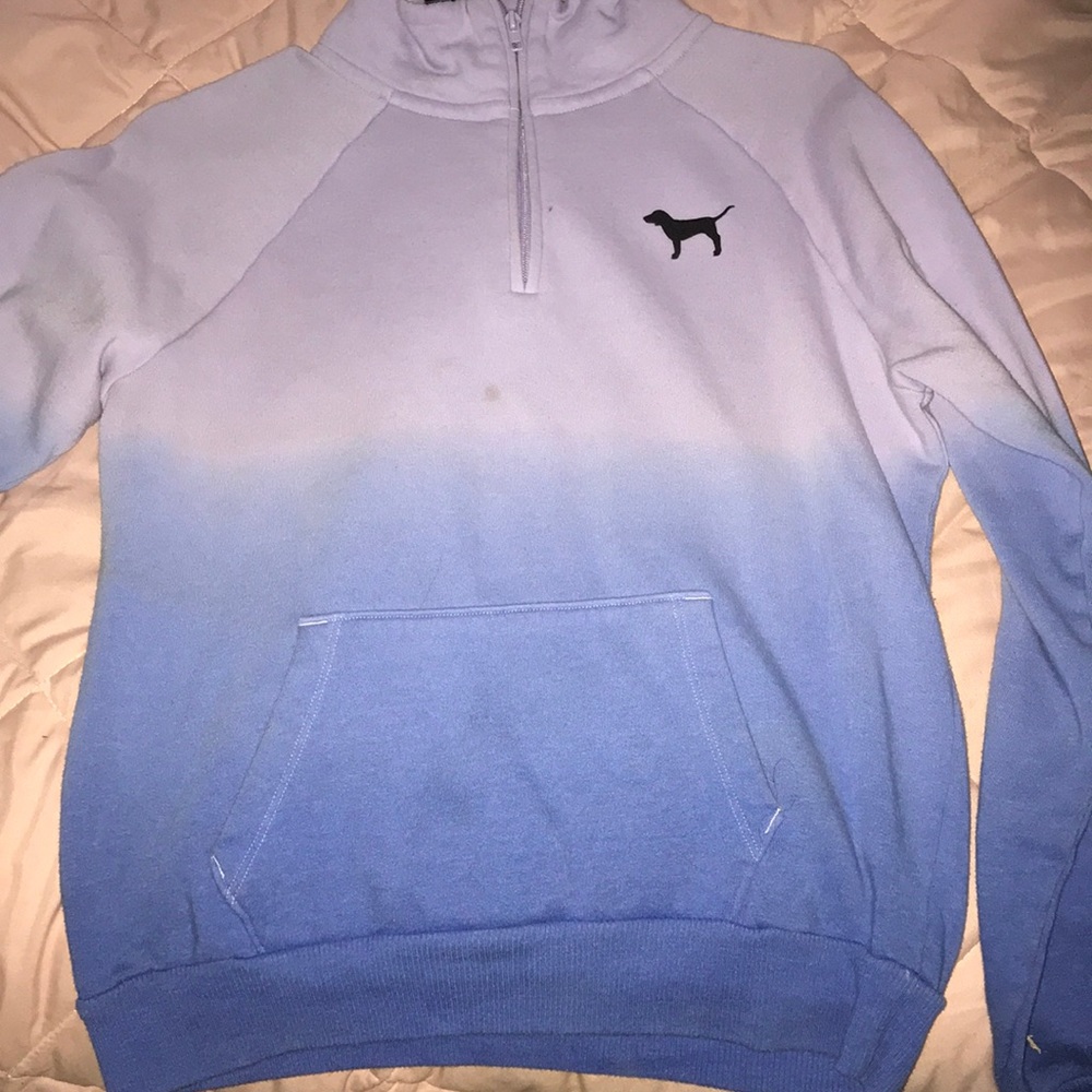 Pink quarter zip